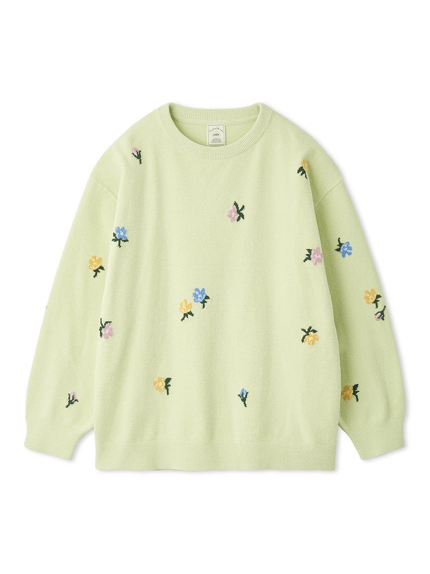 Gelato Pique Airy Moco Floral Knit Pwnt244052 Nvy/F