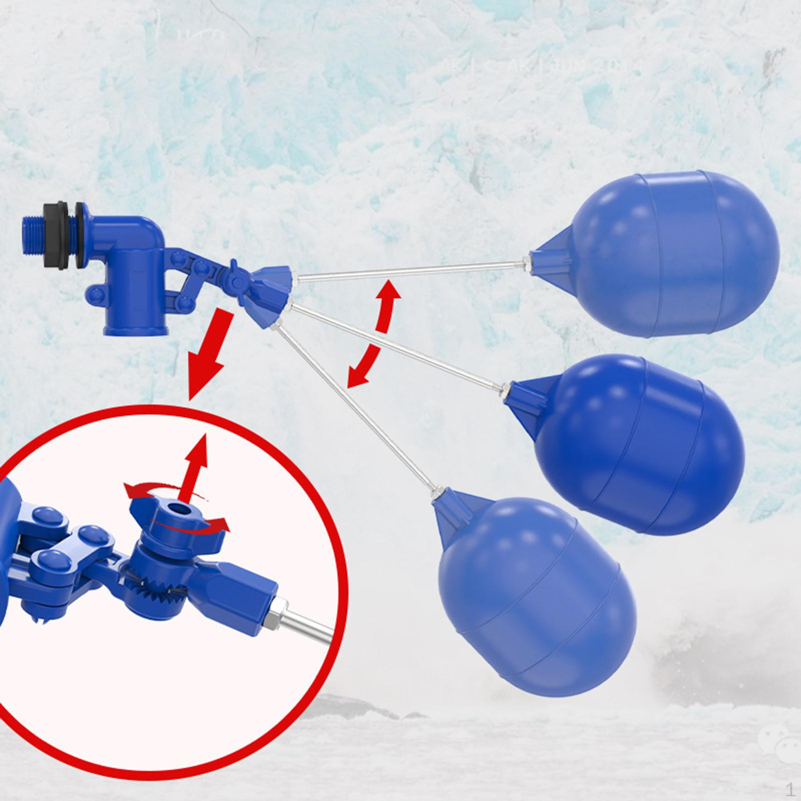 

3/4 Valve, Auto Fill Float Valve Water Control, Aquarium, Automatic Level Control for Ponds