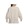 Nike Lockere Passform Rundhalsausschnitt Kurz Lässig Sport Langarm Sweatshirt Damen Sweatshirt Hellkhaki DQ5762-104