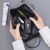 Men's Storage Bag Organizer Travel Business Trip Outdoor Toiletry Bag PU Portable Handheld Cosmetic Bag Large Capacity