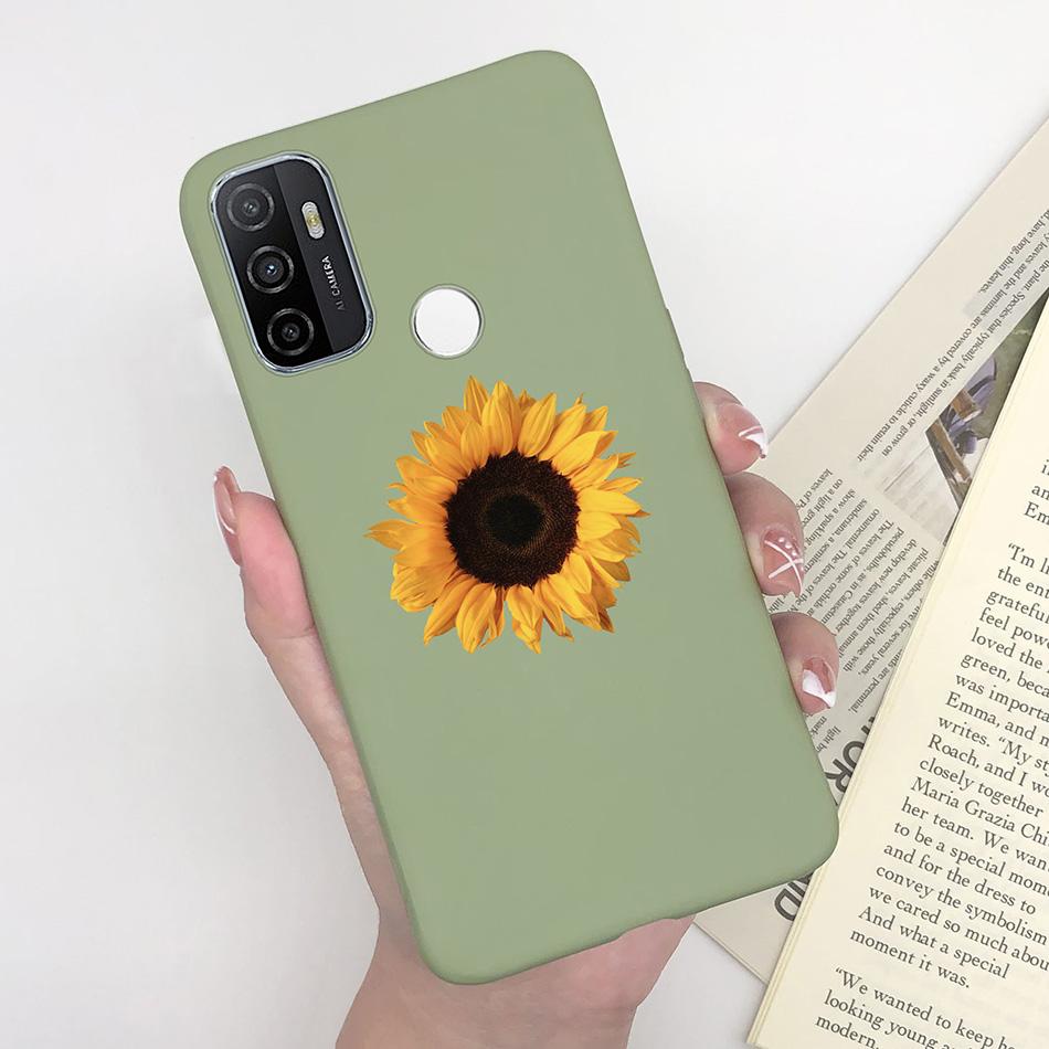 For OPPO A53S 2020 Case Cartoon Coque Heart Painted Silicone Phone Back Cover For Oppo A53s A 53s A53 S Oppoa53 2020 Shell Case