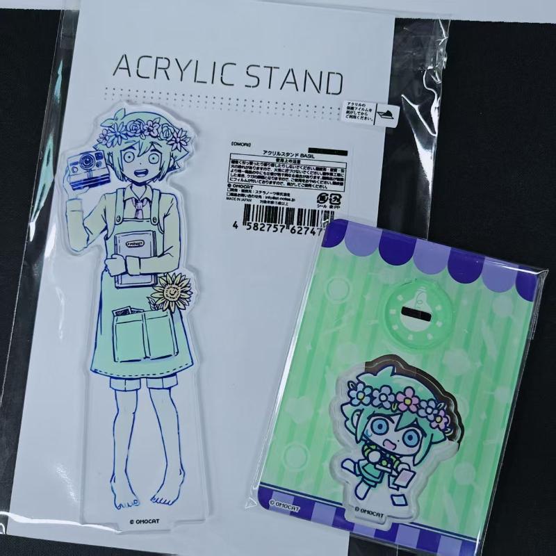 

Game OMORI Sunny Basil Cosplay Standing Plate Kawaii Acrylic Figure Stand 2Pcs/Set Accessories Ornament Decoration Prop 10cm 5cm