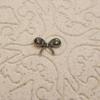Antique Bronze Rhinestone Mickey & Butterfly Hair Clips