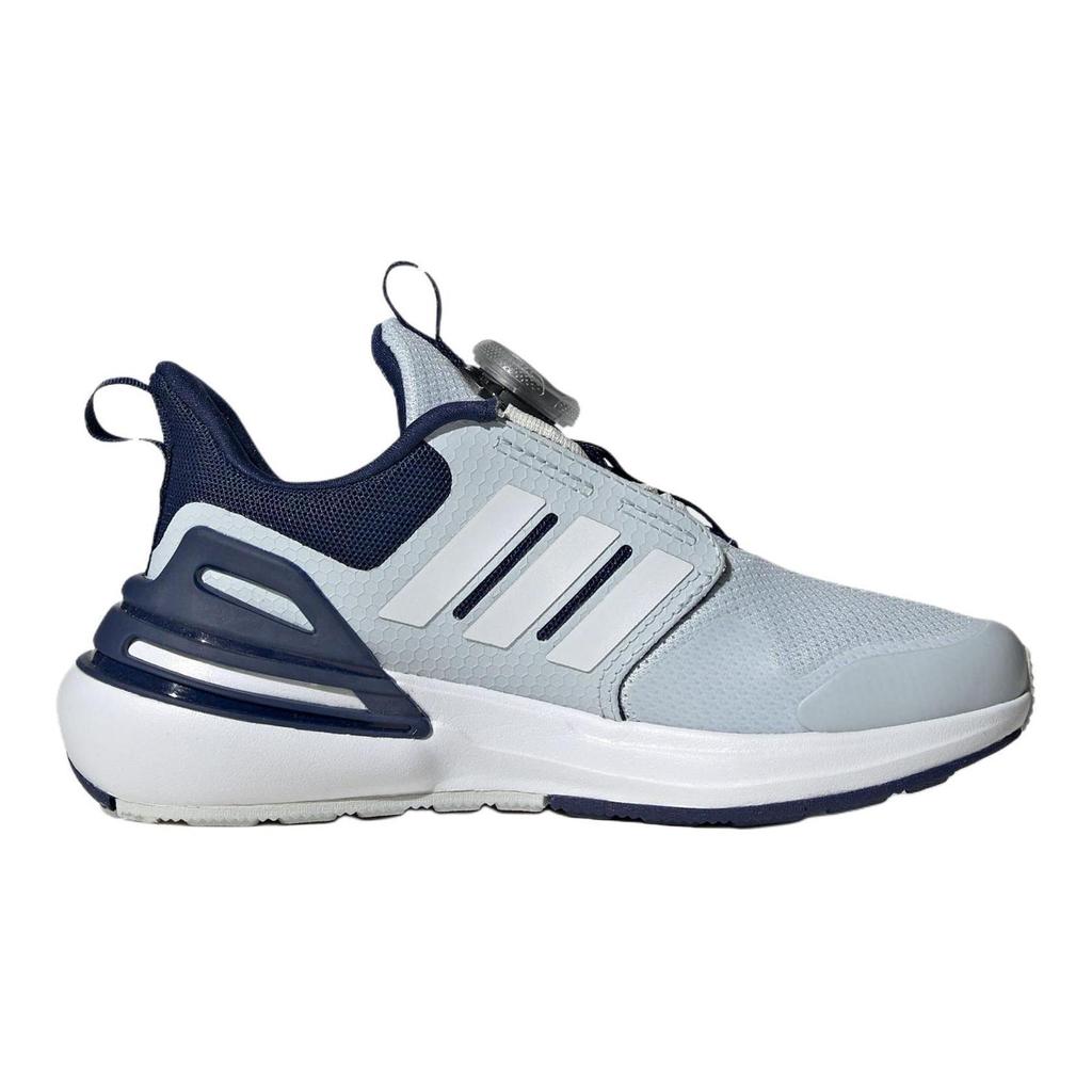 adidas Rapidasport Boa Cushioning Durable Low-Top Casual Shoes Kids Casual Shoes White Blue ID3389