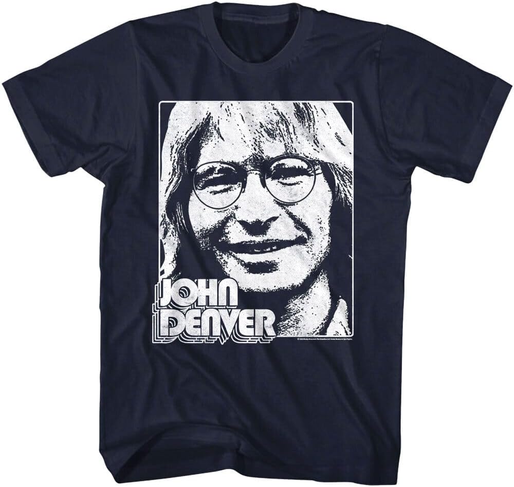 John Denver Windsong Men s T Shirt XS темно-синий