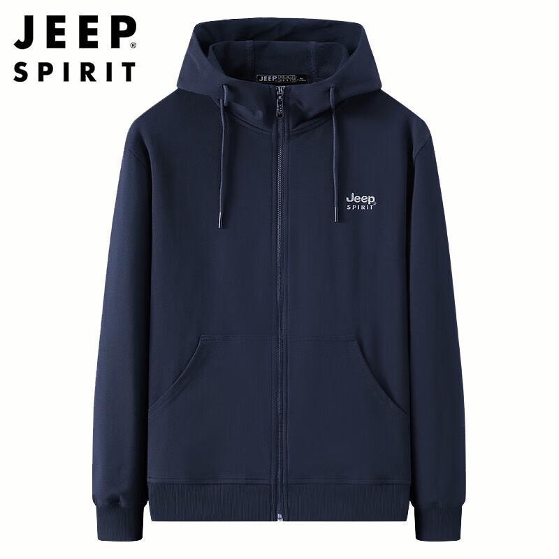 

JEEP SPIRIT Men s Half-Zip Fleece Sweatshirt M
