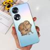 For Honor 70 Lite Case RBN-NX1 Shockproof Cover Fashion Flower Clear Silicone Soft TPU Phone Case For Honor 70 Pro Honor70 Coque