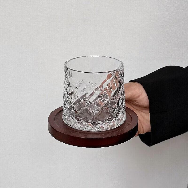 Vintage Ins Style Glass Beverage Cup