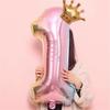Party Balloon with Gradient Color Birthday Party Decor Aluminum Foil Balloon 32 Inch