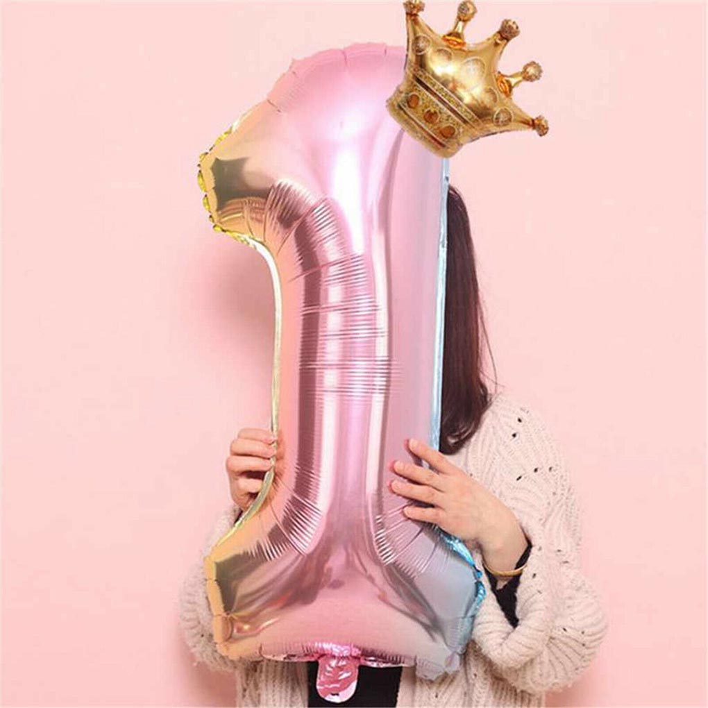 Party Balloon with Gradient Color Birthday Party Decor Aluminum Foil Balloon 32 Inch