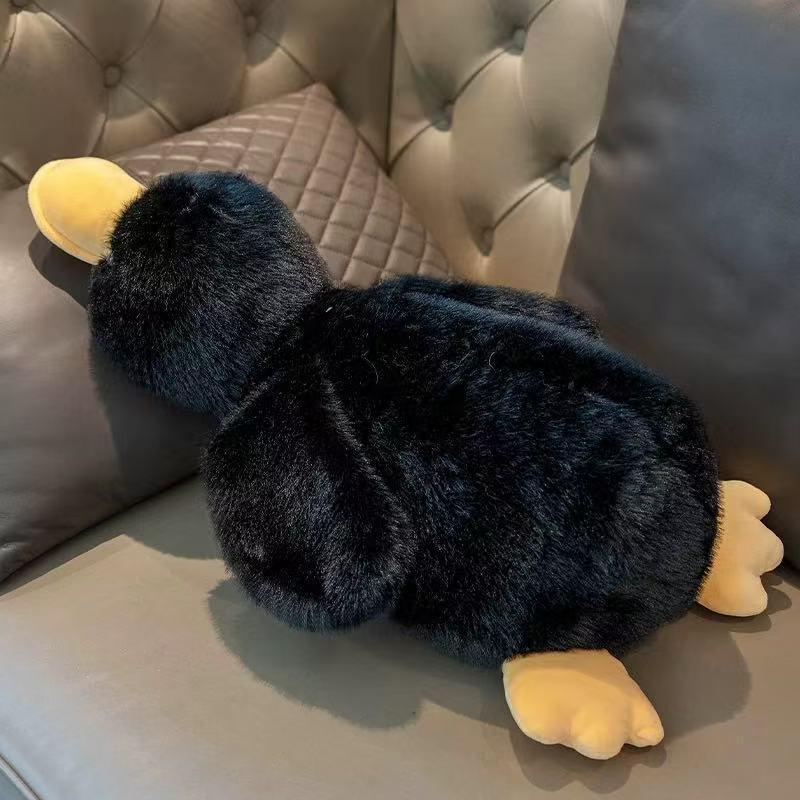 

Cute Big Duck Plush Pillow Pet Dogs Chew Tooth Toy Dog Calming Duck The Mellow Ducks Calming Pillow Dogs Ducks Toy чёрный