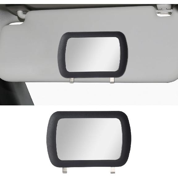 Car Sun Visor Vanity Mirror, Clip-On Automotive Makeup Sun-Shading, Vehicle Sun Visor Cosmetic Vanity Mirror For Women Girls, Universal Interior Car