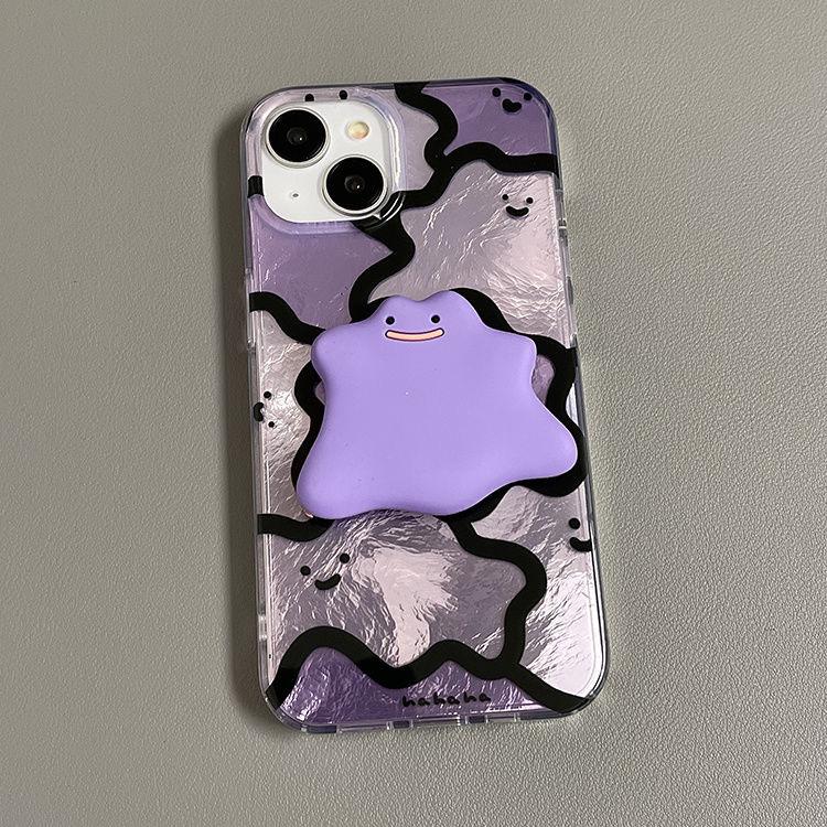 

For Samsung Galaxy S21 FE S22 Plus S23 S24 Ultra A50 A31 A21S A51 A20S Ghost Grip Tok Holder Lustre Lining Hard High Phone Case Samsung S21