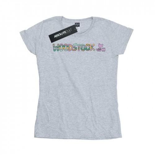 

Woodstock Womens/Ladies Aztec Logo Cotton T-Shirt XXL білий
