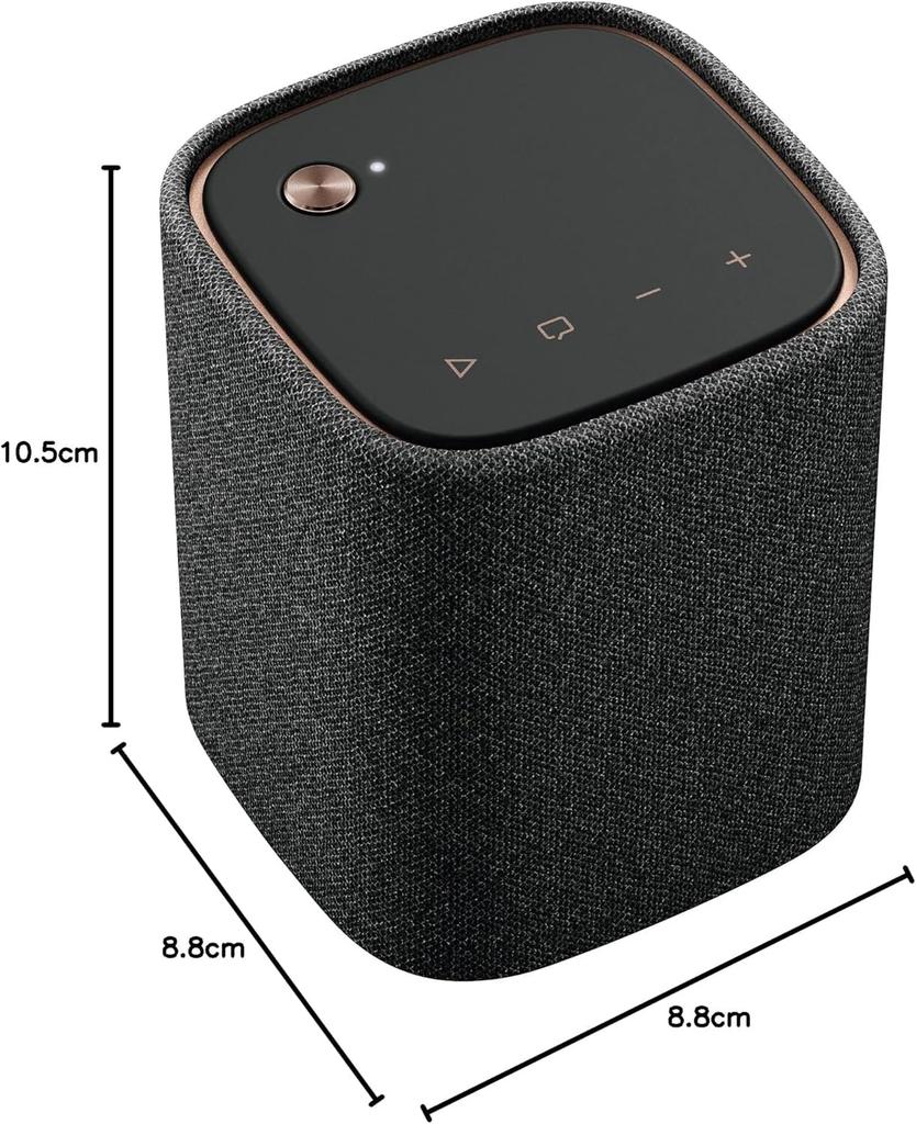 Yamaha Portable Speaker level dustproof and use around water and Voice Carbon Gray WS-B1A(HC) Bluetooth/Compact/IP67 waterproof/For outdoors/Clear