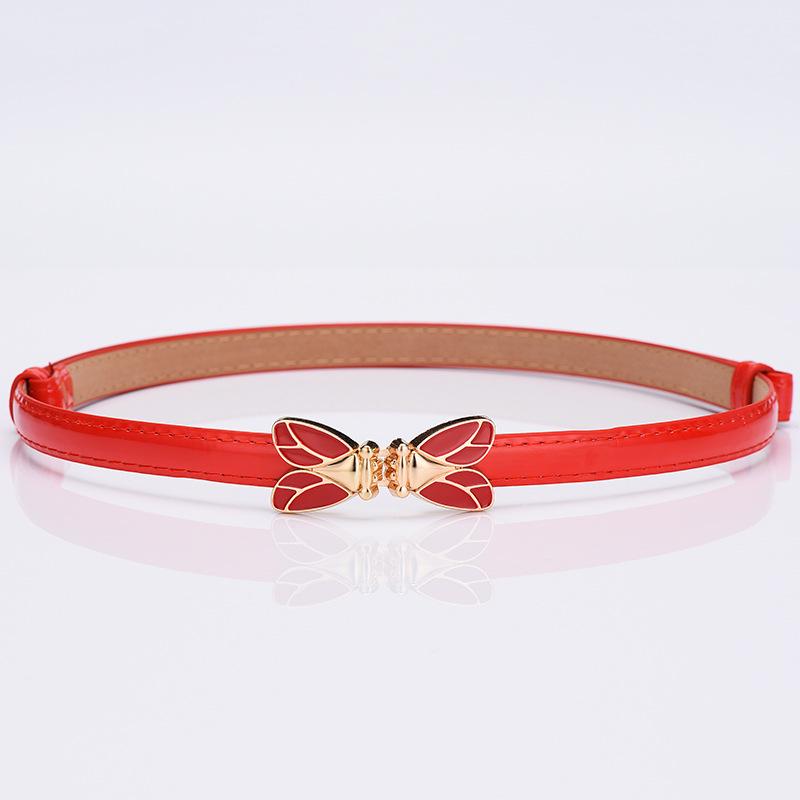 Simple Slim-Fitting Thin Waist Seal Simple Decorative Dress Women'S Student Belt