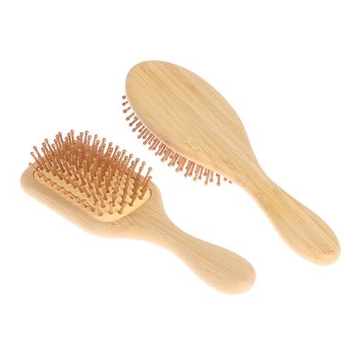 Bambusový masážní hřeben s vzduchovým polštářem, masážní kartáč proti vypadávání vlasů, péče o zdravé vlasy