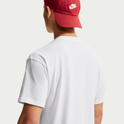 Nike T Shirts Unisex White Crew Neck