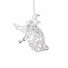 Christmas Tree Hanging Ornaments Snowflake and Gold House Window Decorations