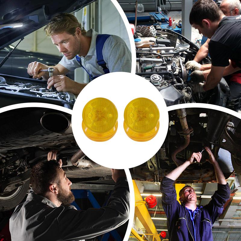 Car Hoist Lift Pads Jacking Round Arm Pads Anti-Slip Car Truck Hoist Rubber Arm Pads Heavy Duty Jacking Lift Pads For Car