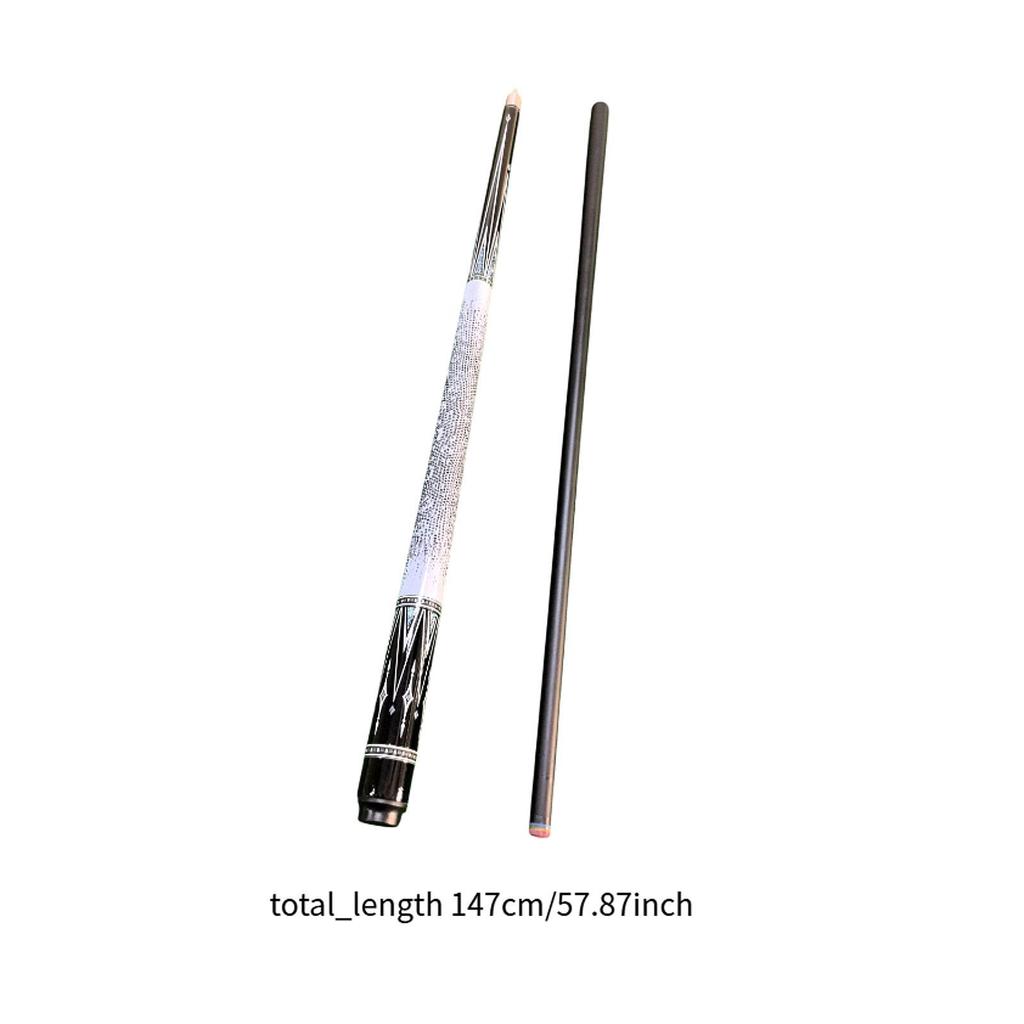 Pool Cue Stick Split Professional Portable Carbon Fiber Snooker Billiard Pool Stick for Professional Billiard Player Practice
