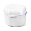 Orthodontic Retainer Storage Box Soaking Invisible Teeth Denture Cleaning Tooth Storage Portable Belt Storage Case