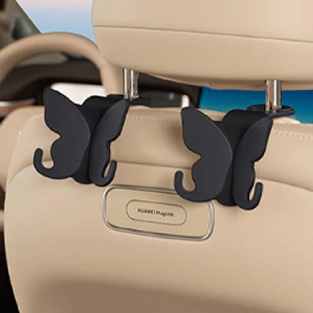 Butterfly Shape Headrest Hanger Hidden Hook Car Seat Back Organizer Car Seat Hook Backseat
