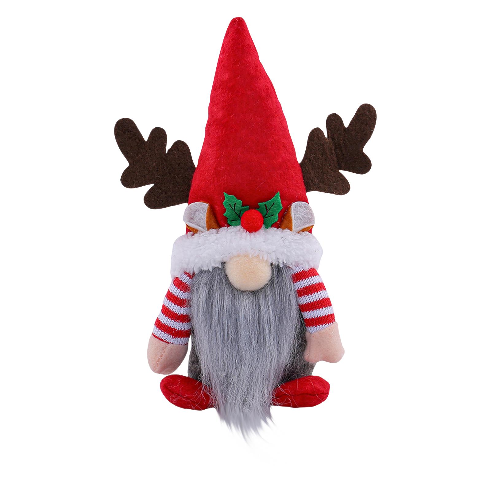 

Cotton Gnome Doll Ornaments, Christmas Gnome Figurines, Christmas Desktop Decorations, Christmas Gifts For Friends, Classmates, And Family. One Size