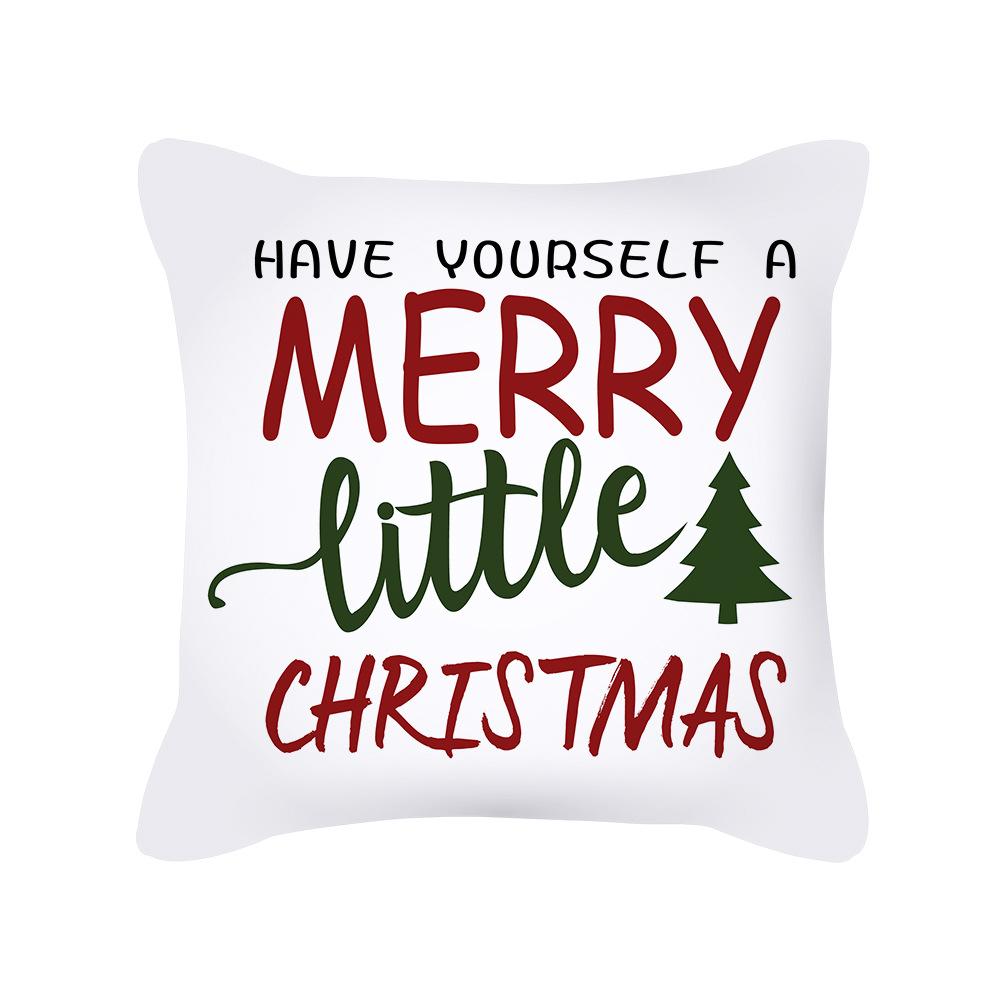 New Ins Nordic Cartoon Christmas Pillow Cover Holiday Gift Square Cushion Cover Pillow Cover