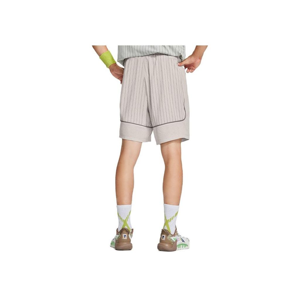 Li-Ning Loose Solid Color Logo Casual Sweatpants Men Bottoms Off-White AAPS235-1