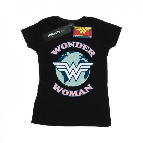 DC Comics Womens/Ladies Wonder Woman Planet Symbol Cotton T-Shirt