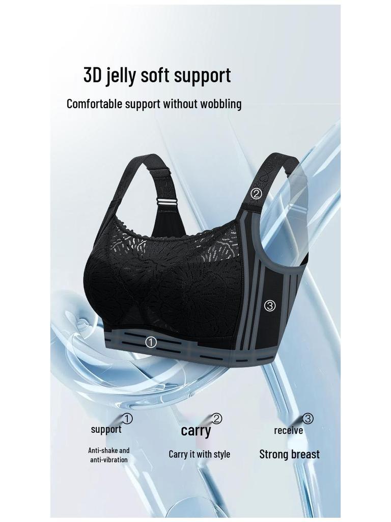 Plus Size Full Coverage Minimizer Bra with Side Support for Large Busts