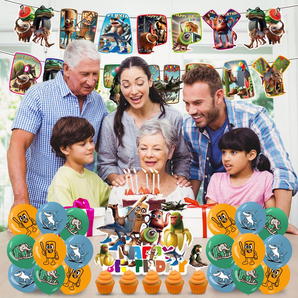 Theme Party Decoration Children's Birthday Decoration Set
