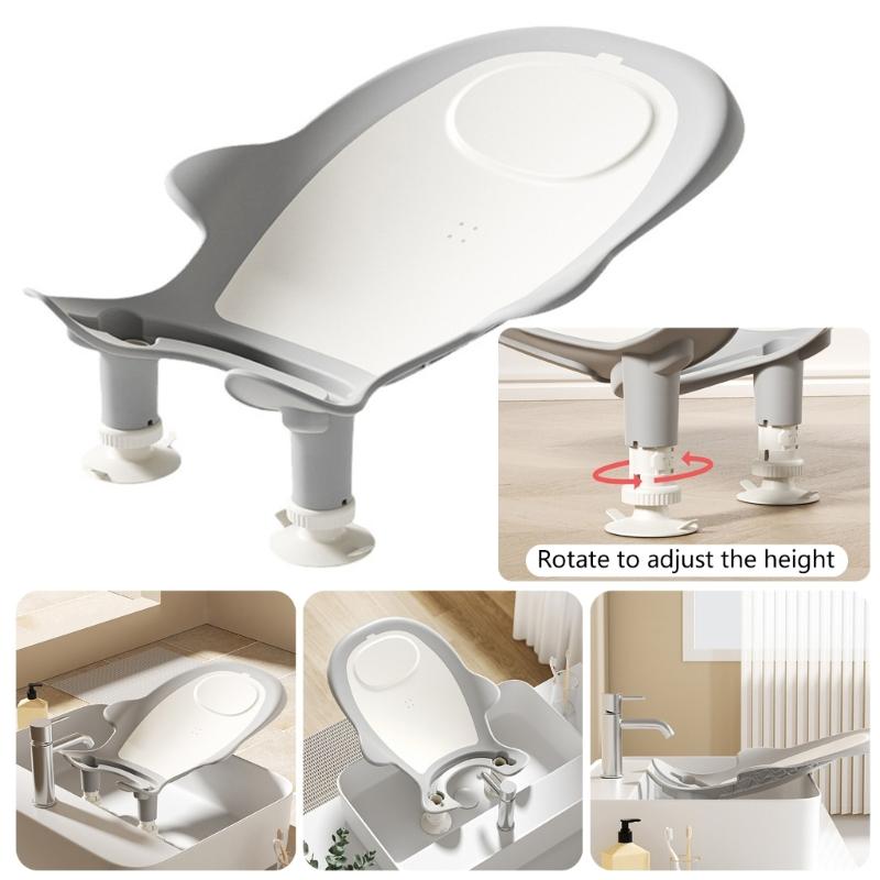 Baby Badewanne Hilfe Tragbare Säuglingsbadstütze Einfache Reinigung Baby Po Waschgestell für Aufsatzbecken Badewanne Tägliche Nutzung