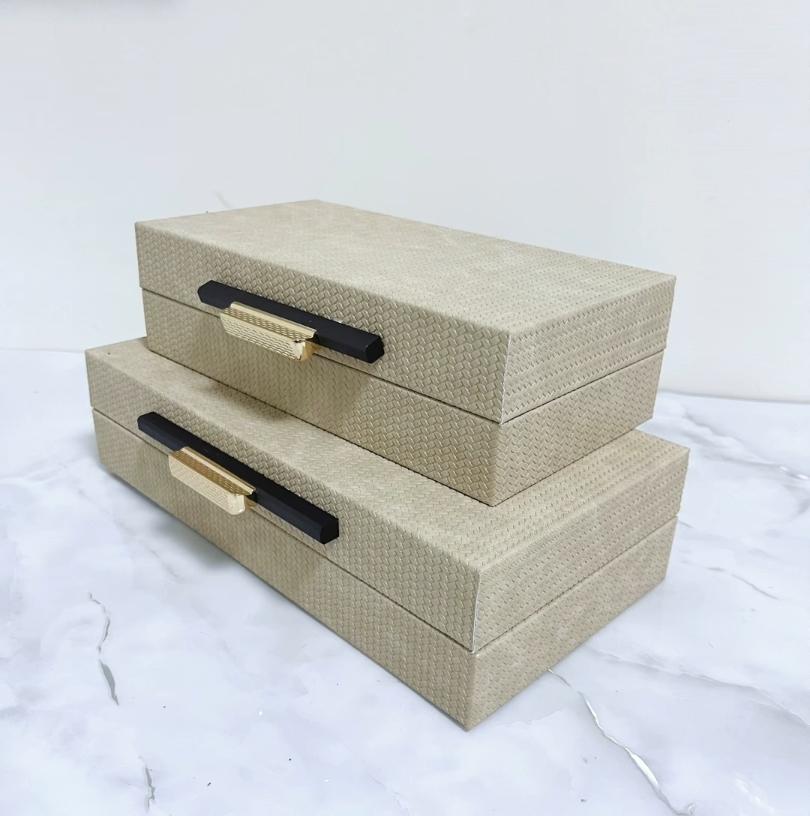 

Luxury Jewelry Box for Women Small Necklace Bangles Earrings Jewelry Boxes Organizer Ring Display Portable Accessories Storage 25X13X7CM