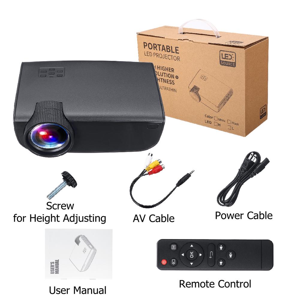Cinema Theater HDMI USB AV VGA 