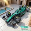 Classic Performance Martin AMR24 Race Car Building Blocks 1912Pcs Bricks MOC F1 Racing Technics Vehicles Model Kit Christma Gift