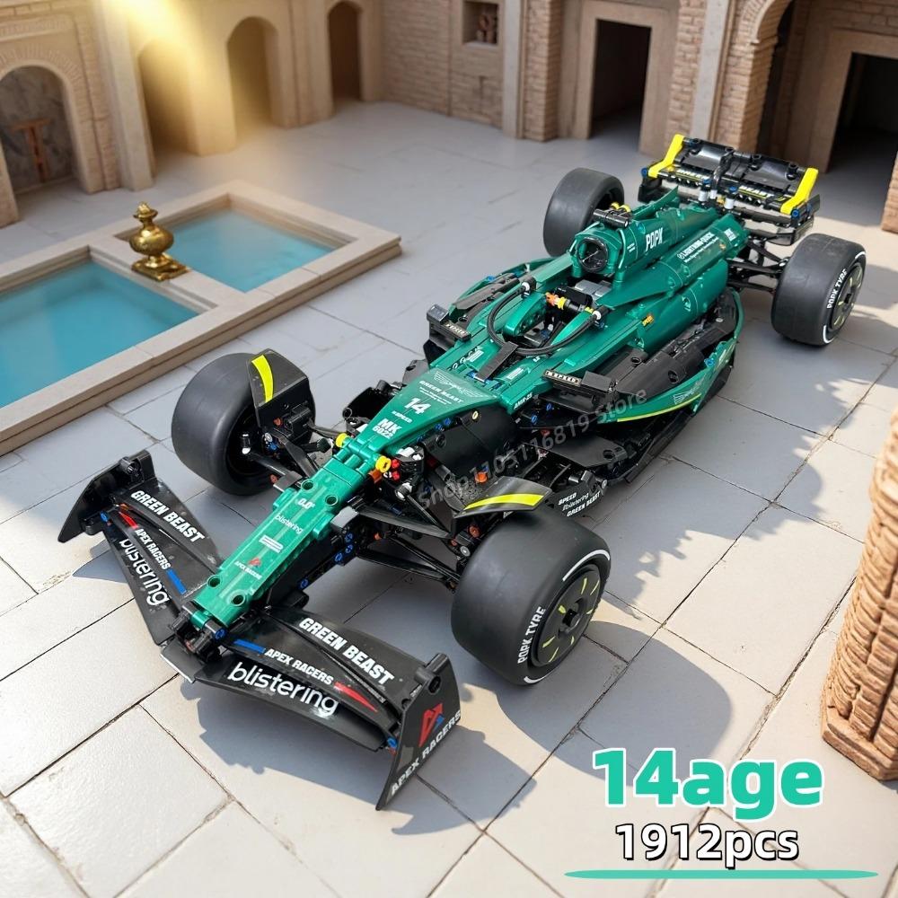 Classic Performance Martin AMR24 Race Car Building Blocks 1912Pcs Bricks MOC F1 Racing Technics Vehicles Model Kit Christma Gift