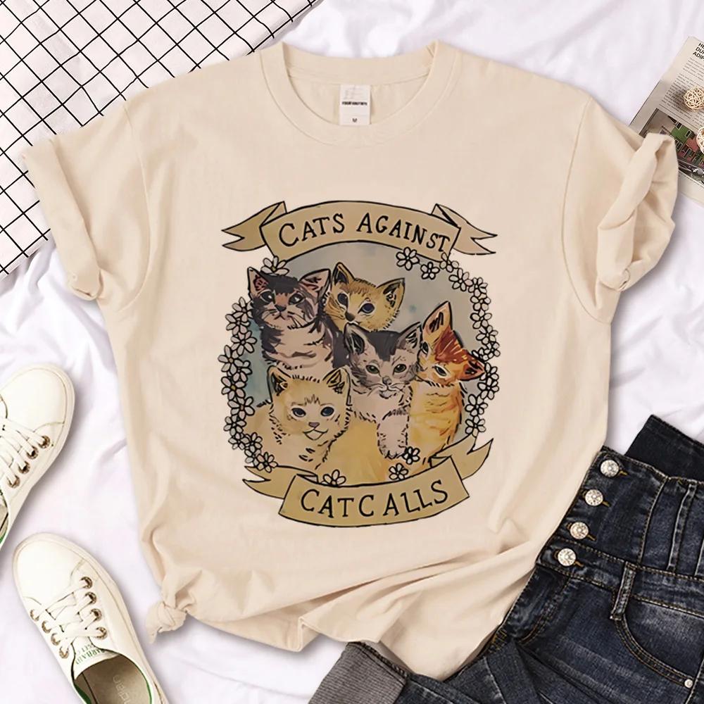 Летние футболки с изображением кота — фото 16