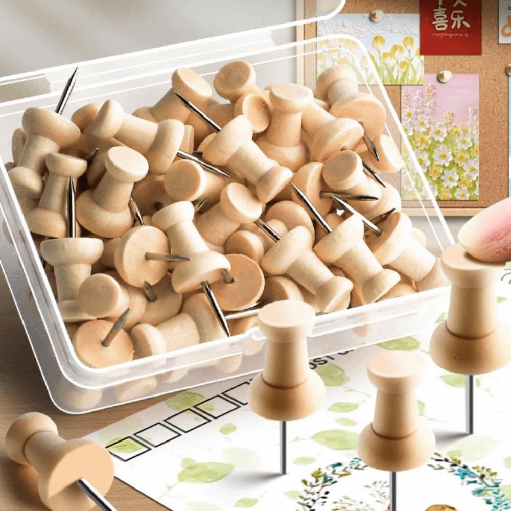 50PCS Plastic Board Tacks Push Pins Cork Board Thumb Tacks Pins Pushpin Thumbtack  Fixings Pins