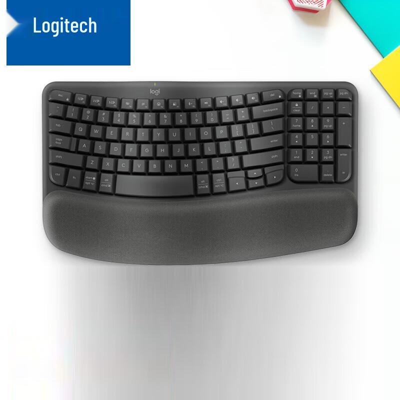 

Logitech Wave Keys Ergonomic Wireless Keyboard