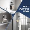 1/2 Pc 304 Stainless Steel Suction Cup Razor Holder, 15.43LB Removable Reusable Shower Wall Hook for Bathroom Use