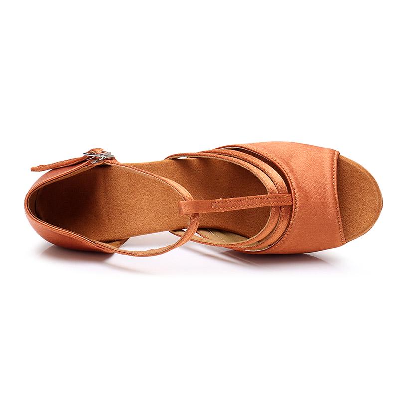 Girls Low Heeled Latin Dance Practice Shoes Women Ladies Ballroom Salsa Tango Dancing Shoes