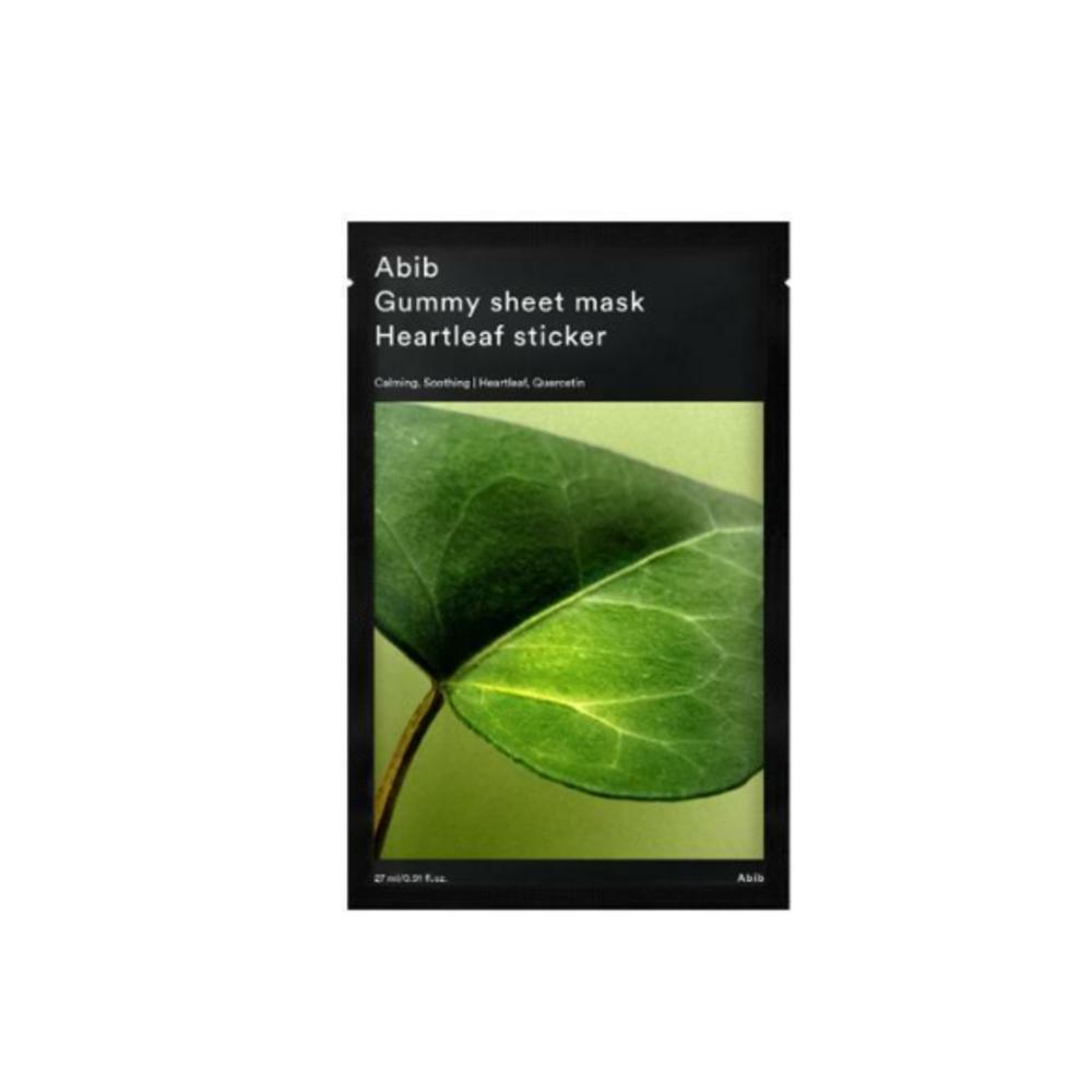 

Abib gum scab sheet mask Houttuynia cordata sticker 27g, 1 sheet, 5 pieces