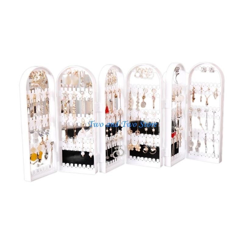HX6F Minimalist Earring Display Stand Offers Efficient Storage And Stylish Look белый