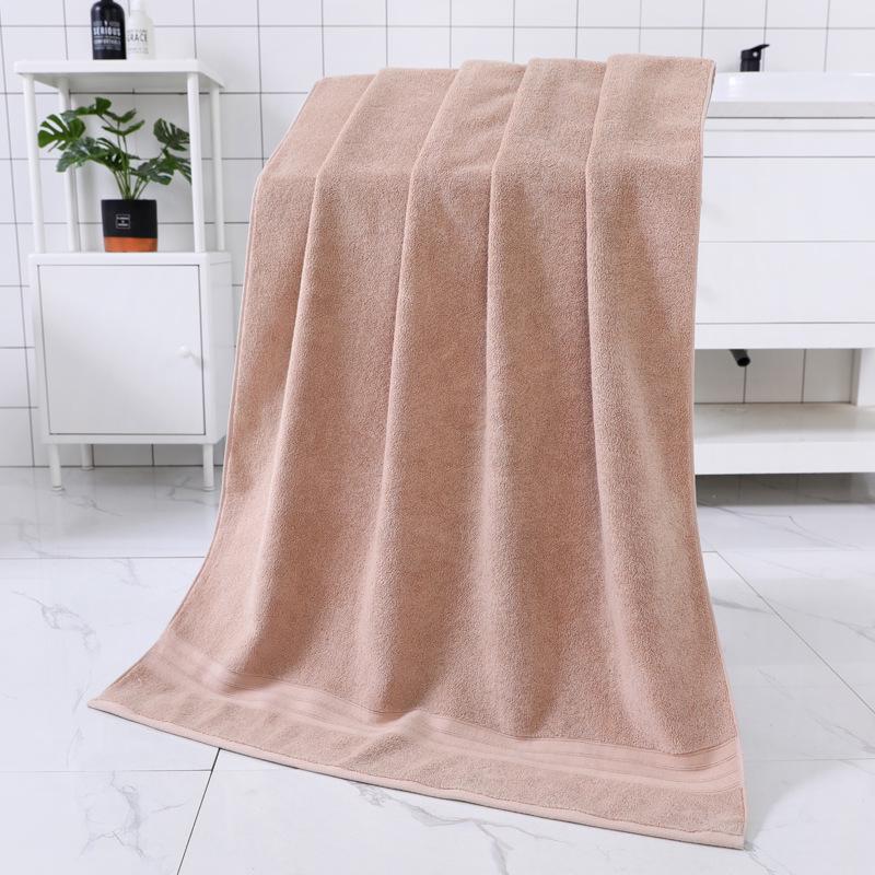 

Luxury Pure Cotton Thickened Bath Towel - Soft, Embroidered, Large Size 80×160 кавовий