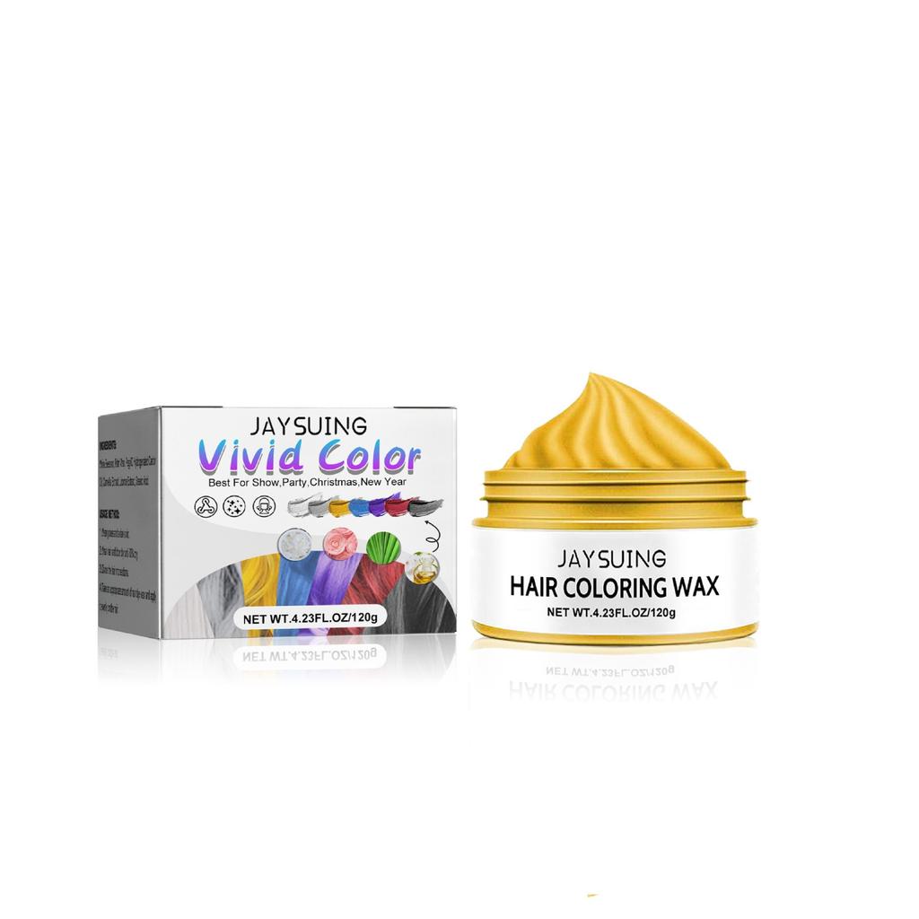 Crème colorante pour cheveux, cire pour cheveux, cire colorée pour cheveux, teinture naturelle pour cheveux, développement de la couleur sans abîmer les cheveux, 120 g