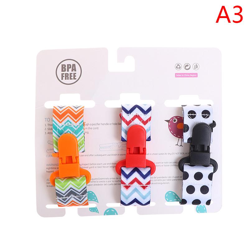 3Pcs/Set Baby Pacifier Clips Pacifier Chain Dummy Clip Nipple Holder For Nipples
