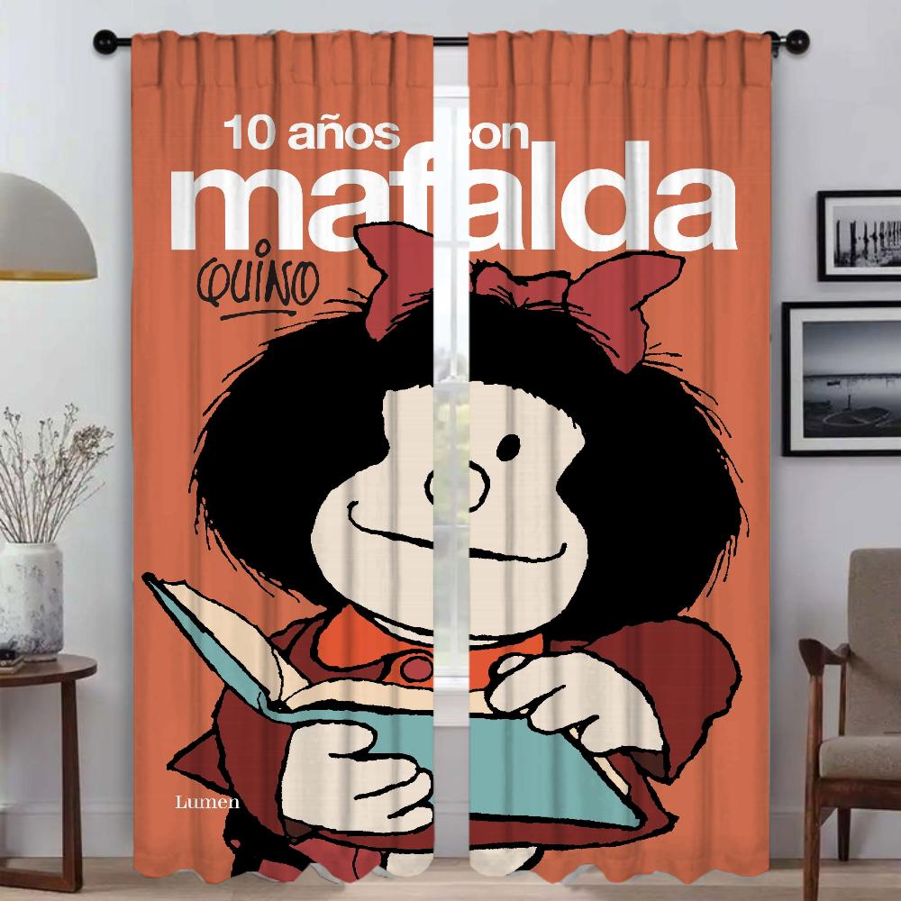 Mafaldas Elegant Room Curtains for Camera Blackout Curtain Partition Home Interior Curtains 2 Pieces Shades Tulle for Bedroom