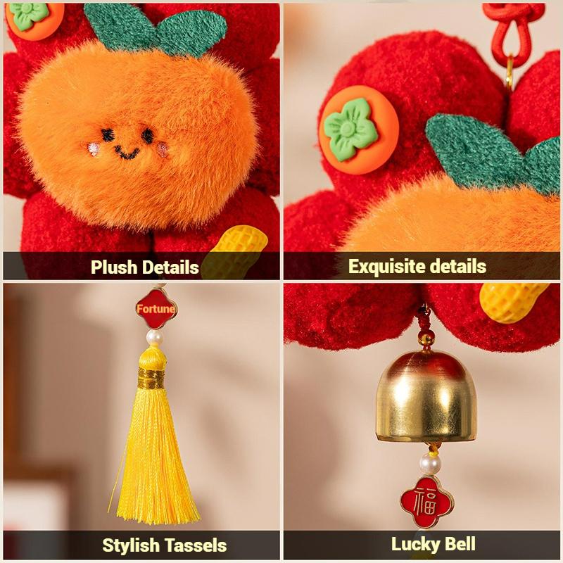Year of Horse Hanging Ornament with Tassel Chinese New Year 2026 Door Hanging Ornaments Spring Festival Party Pendant